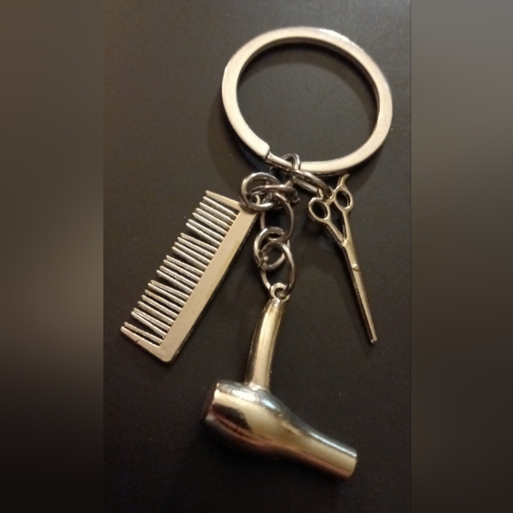 Hair Stylist Keychain